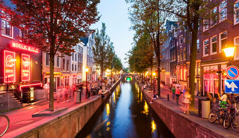 Ruta por el Barrio Rojo de Amsterdam