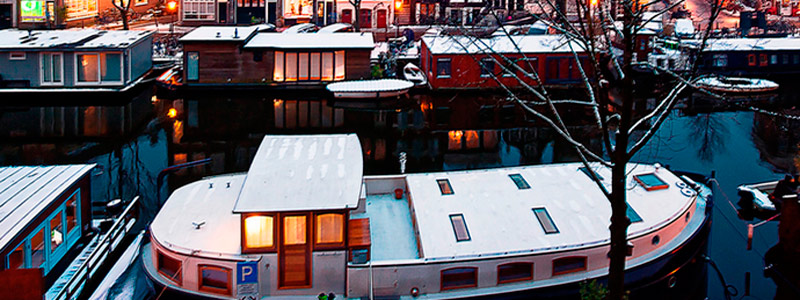 Que ver en Amsterdam - Casas flotantes en Amsterdam